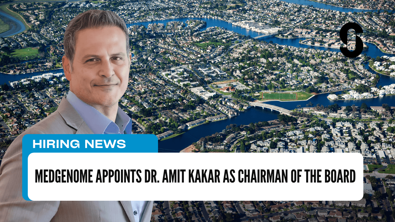 MedGenome Appoints Dr. Amit Kakar as Chairman of the Board