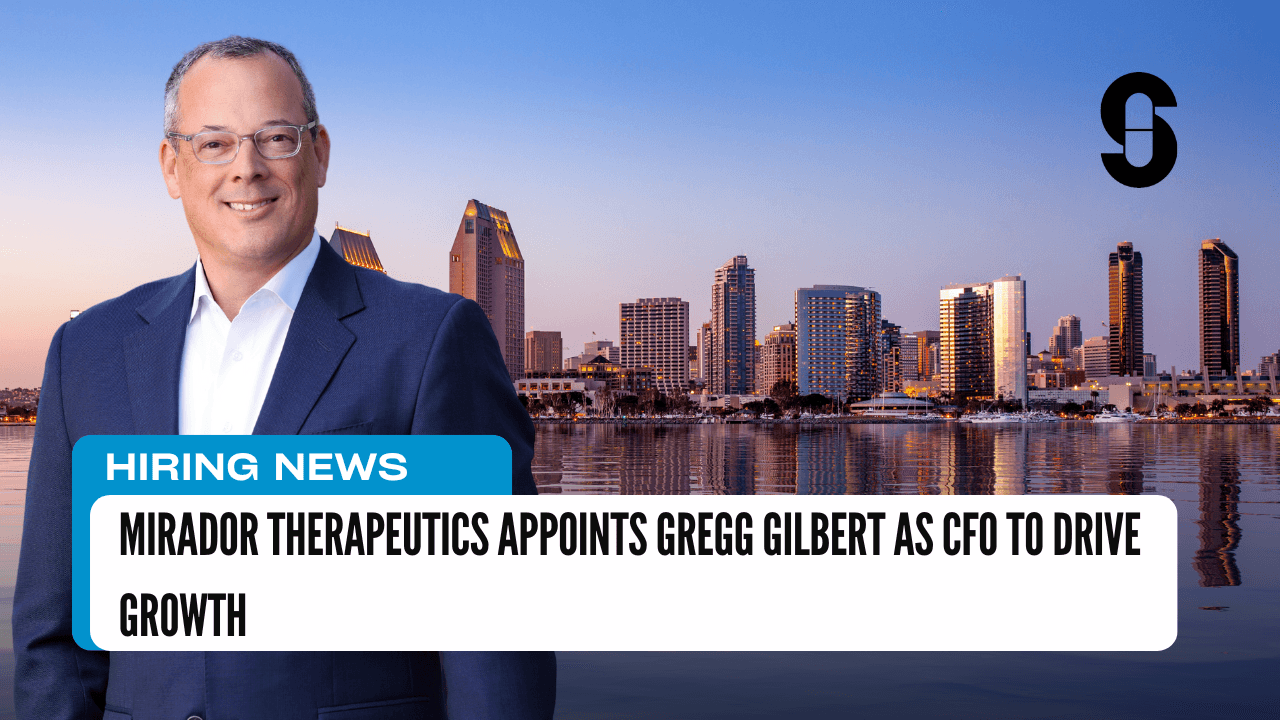 Mirador Therapeutics Appoints Gregg Gilbert as CFO to Drive Growth